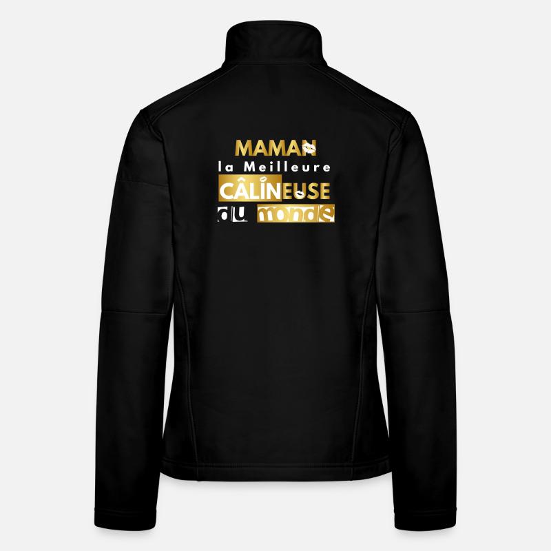 maman câlin version or Veste en tissu softshell Femme