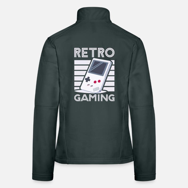Retro Gaming 1 by Helfspawn Women's Softshell Jacket