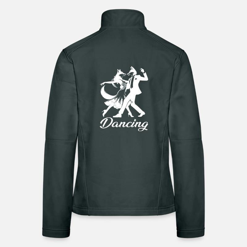 Tango Foxes Design – Dancing Women's Softshell Jacket