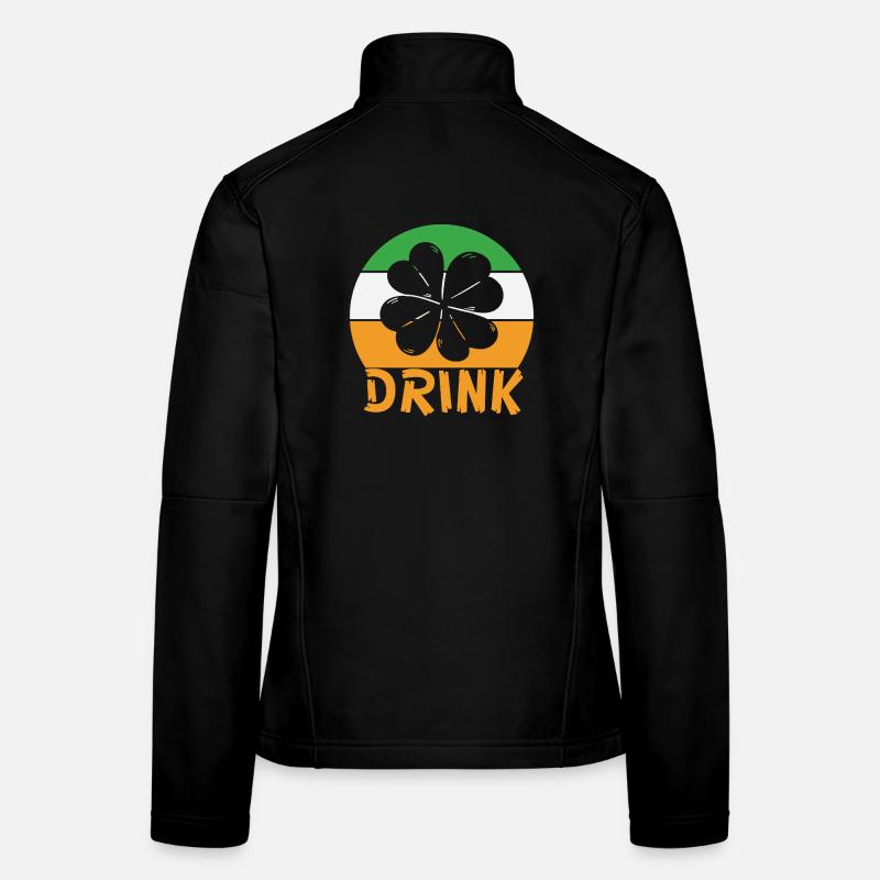 St. Patrick's Day drink Women's Softshell Jacket