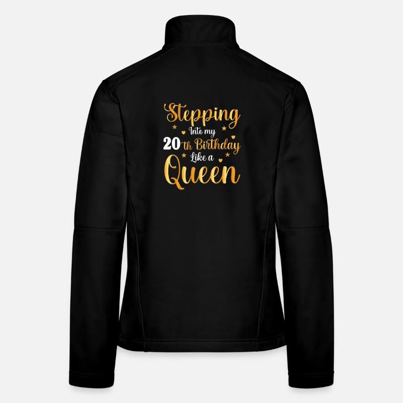 Step into the queen's age 20 - Women's Softshell Jacket - black