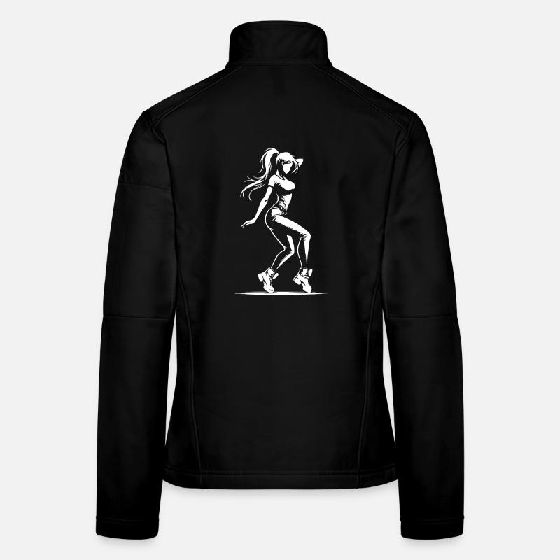 Danseuse de danse de rue – Design cool Veste en tissu softshell Femme