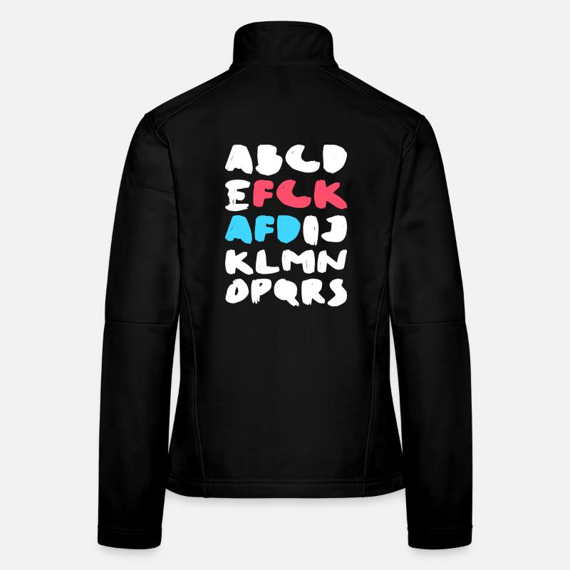 FCK AFD | Conception d’une déclaration politique Veste en tissu softshell Femme