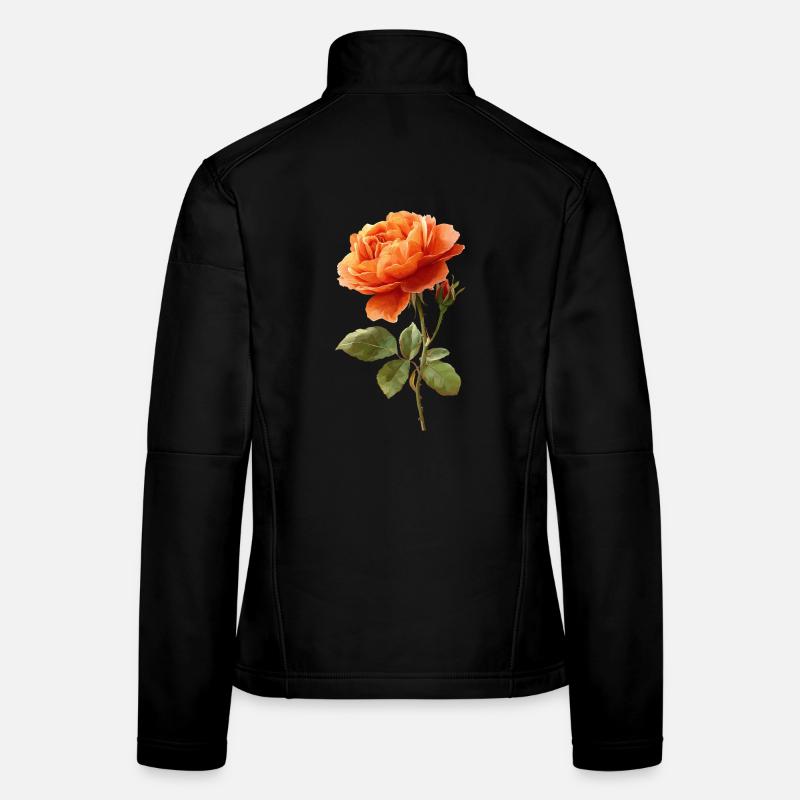Orange Rose Women's Softshell Jacket