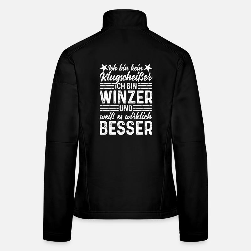 Winemaker - Not a smart-ass winemaker Funny Wine Women's Softshell Jacket