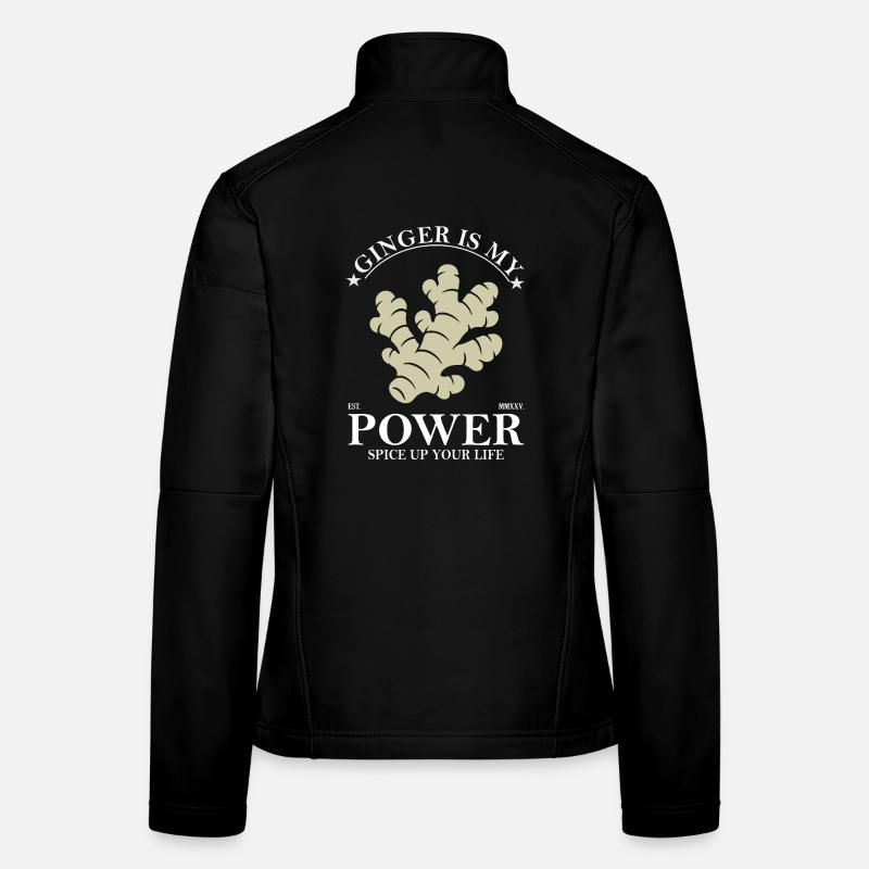 Ginger Is My Power Design Women's Softshell Jacket