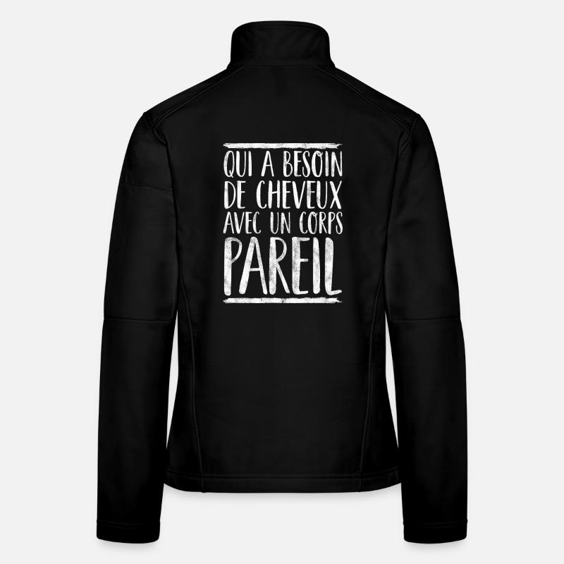 Lustiger Glatze Mann Humor Geschenk Frauen Softshelljacke