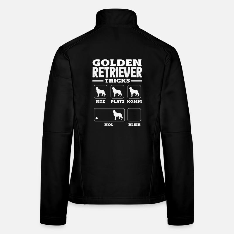 Golden Retriever Besitzer Halter Geschenk Frauen Softshelljacke