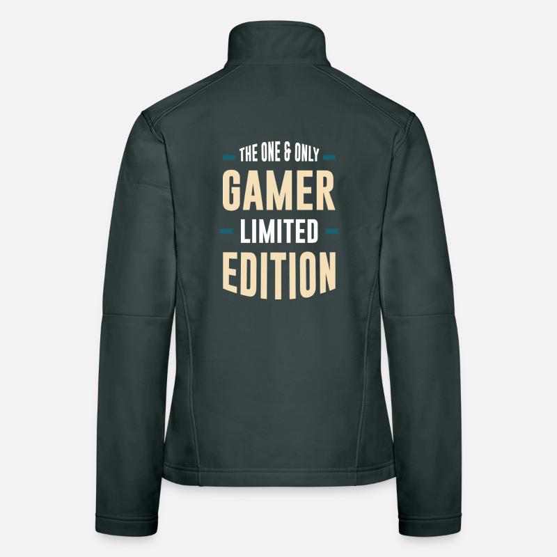 Gamer Limited Edition – Unique Typography Women's Softshell Jacket