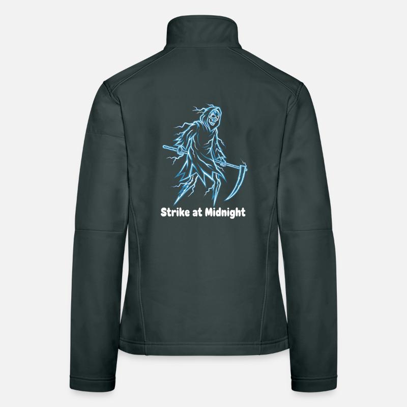 Midnight Skeleton Neon Women's Softshell Jacket