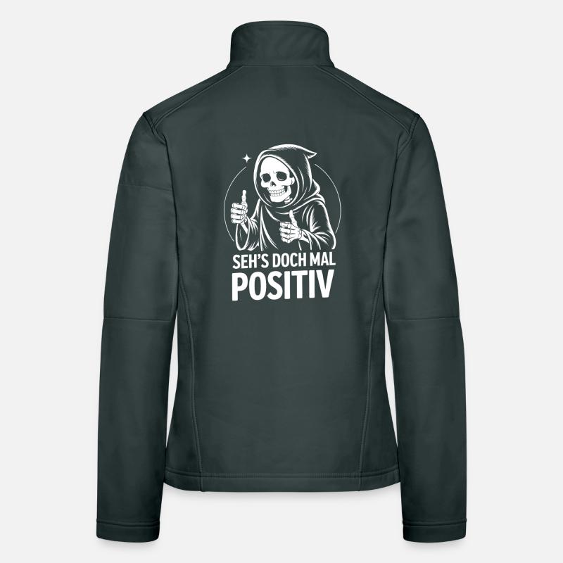 Regarde ça positivement, Faucheuse Veste en tissu softshell Femme