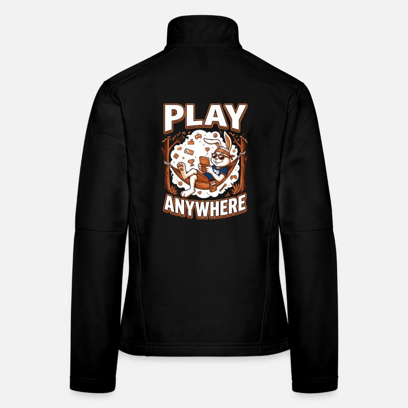 Bunny in Hammocks Gaming Women's Softshell Jacket