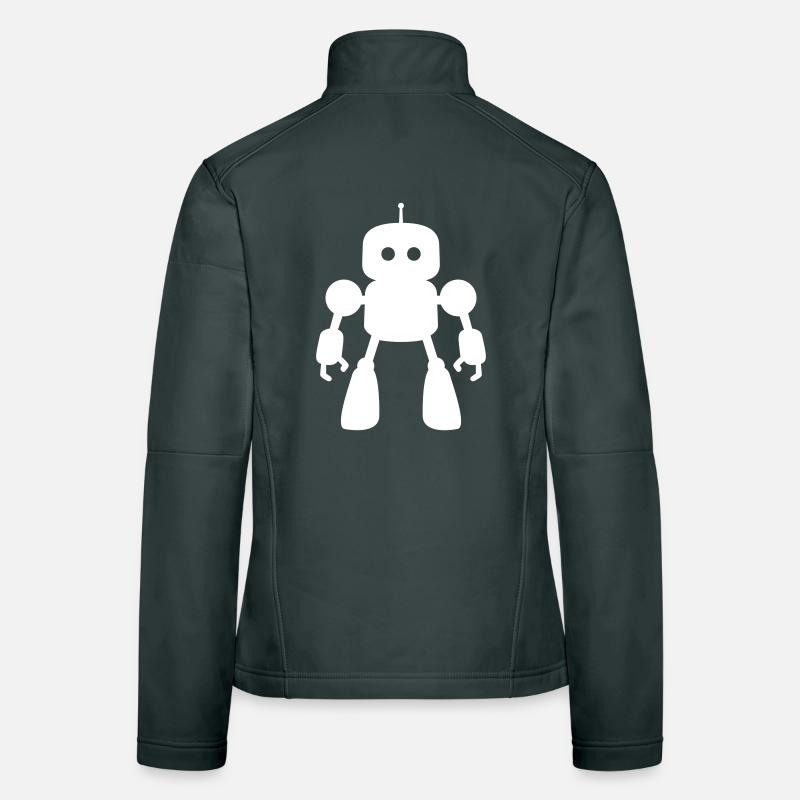 Robots – Intelligence artificielle Conception de science-fiction Veste en tissu softshell Femme