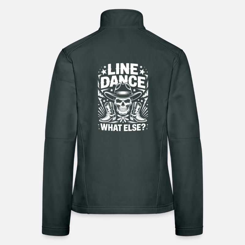 Line Dance Schädel Western Frauen Softshelljacke