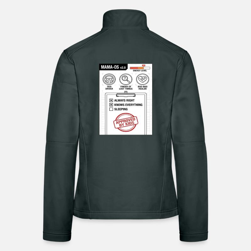 Mama-OS v2.0 Betriebssystem Frauen Softshelljacke