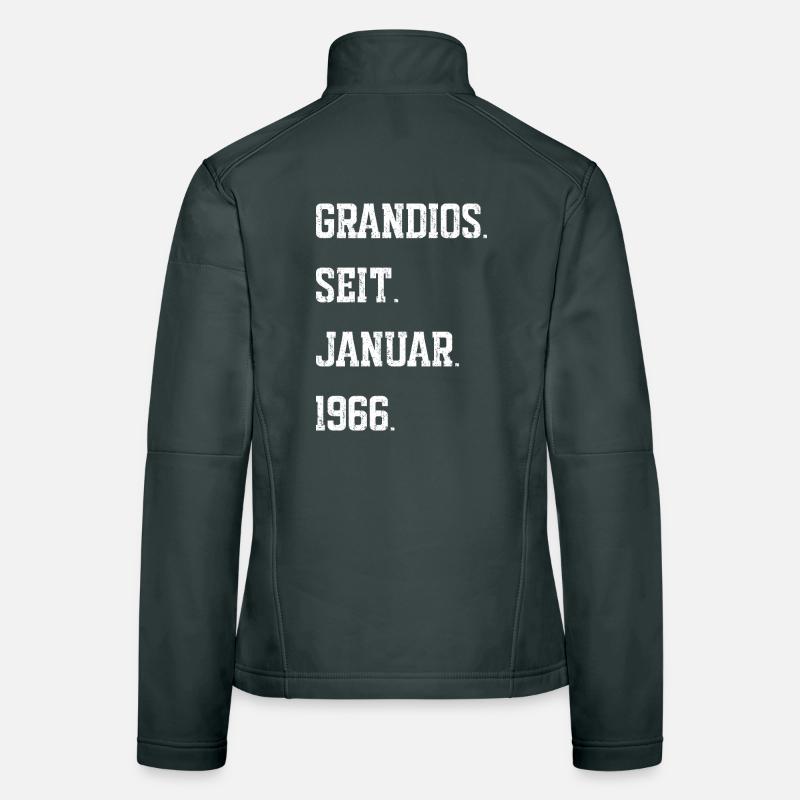 60. Geburtstag Januar 1966 Frauen Softshelljacke