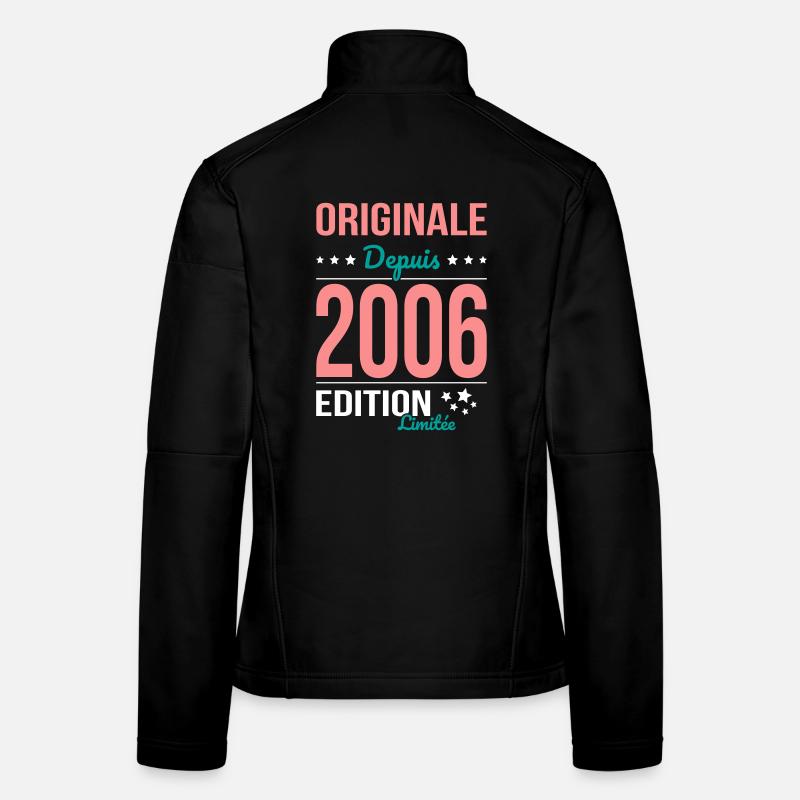 Originale depuis 2006 – Anniversaire 20 ans Veste en tissu softshell Femme