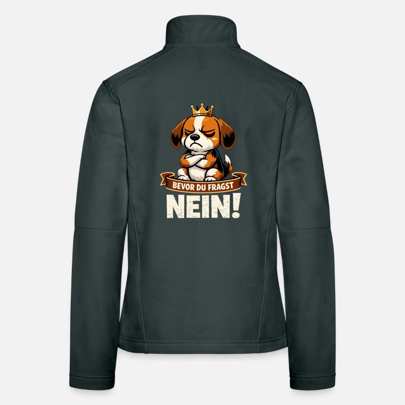 Before you ask No Beagle Women's Softshell Jacket