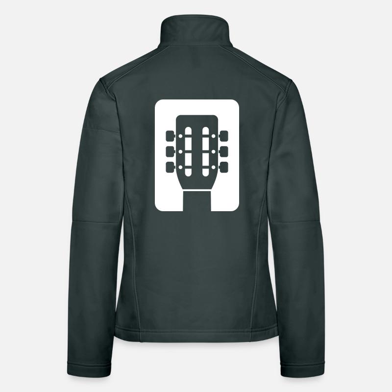 Guitar Emblem Women's Softshell Jacket