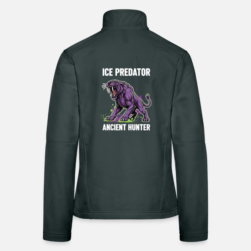 Smilodon-Räuber Uralter Jäger Frauen Softshelljacke