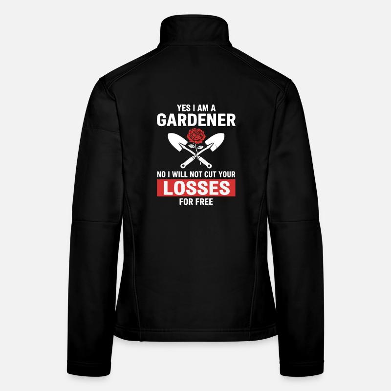 Gardener Humor - Women's Softshell Jacket - black