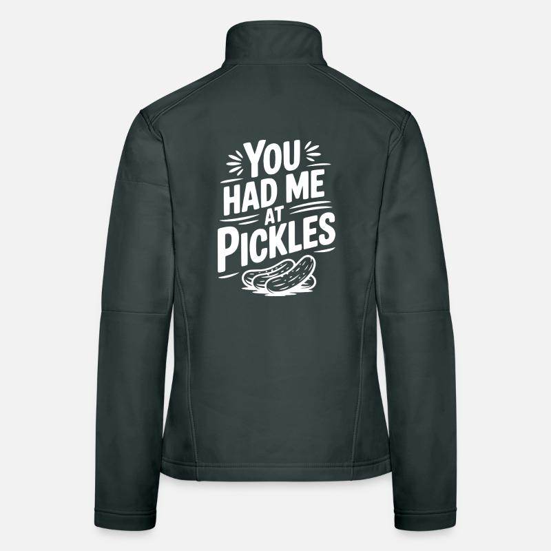 Du hattest mich bei Pickles Frauen Softshelljacke