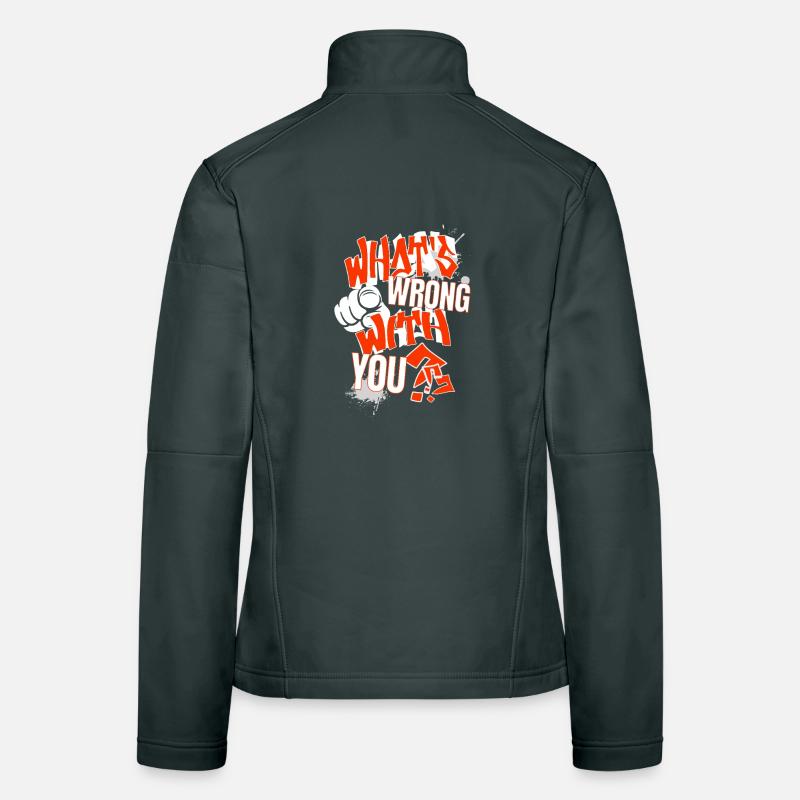 Qu’est-ce qui ne va pas chez TOI ?! Veste en tissu softshell Femme