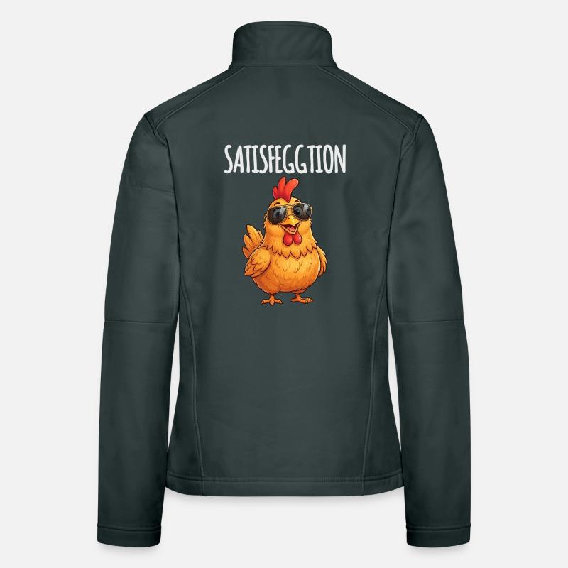 Poulet de la Satisfaction Veste en tissu softshell Femme