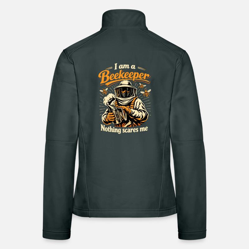 Imker Geschenk: I am a Beekeeper Nothing scares me Frauen Softshelljacke