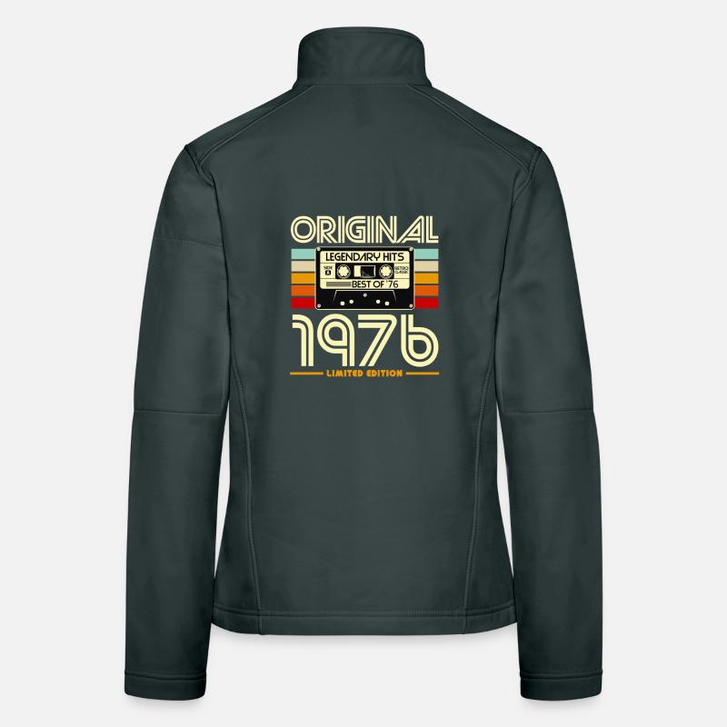 Original 1976 Retro Cassette Women's Softshell Jacket