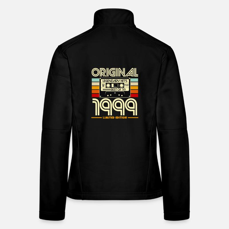 Originale Retro-Kassette von 1999 Frauen Softshelljacke