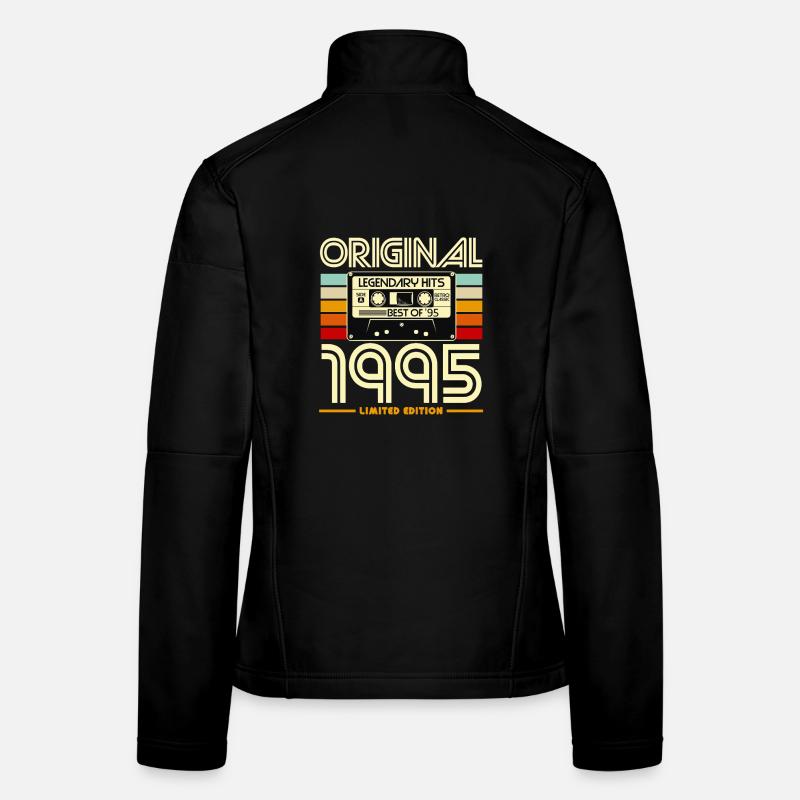 Original 1995 Retro Cassette Veste en tissu softshell Femme