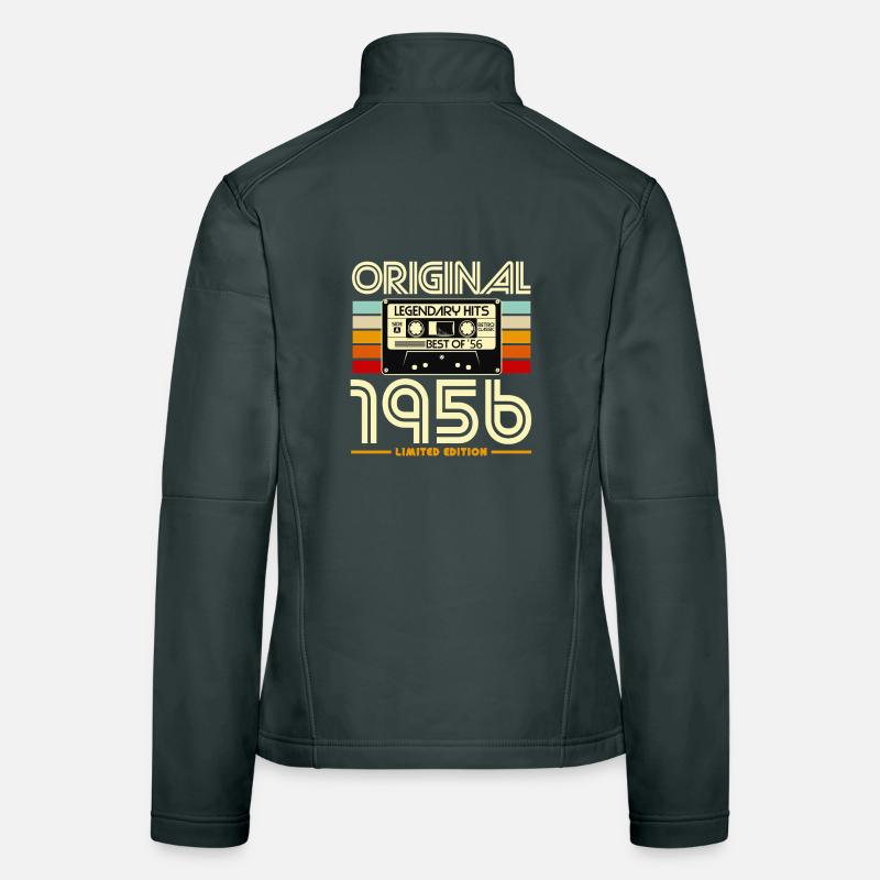 Original 1956 Cassette Rétro Héritage Veste en tissu softshell Femme