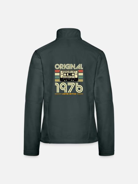 Original 1976 Cassette Vintage - Women's Softshell Jacket - black