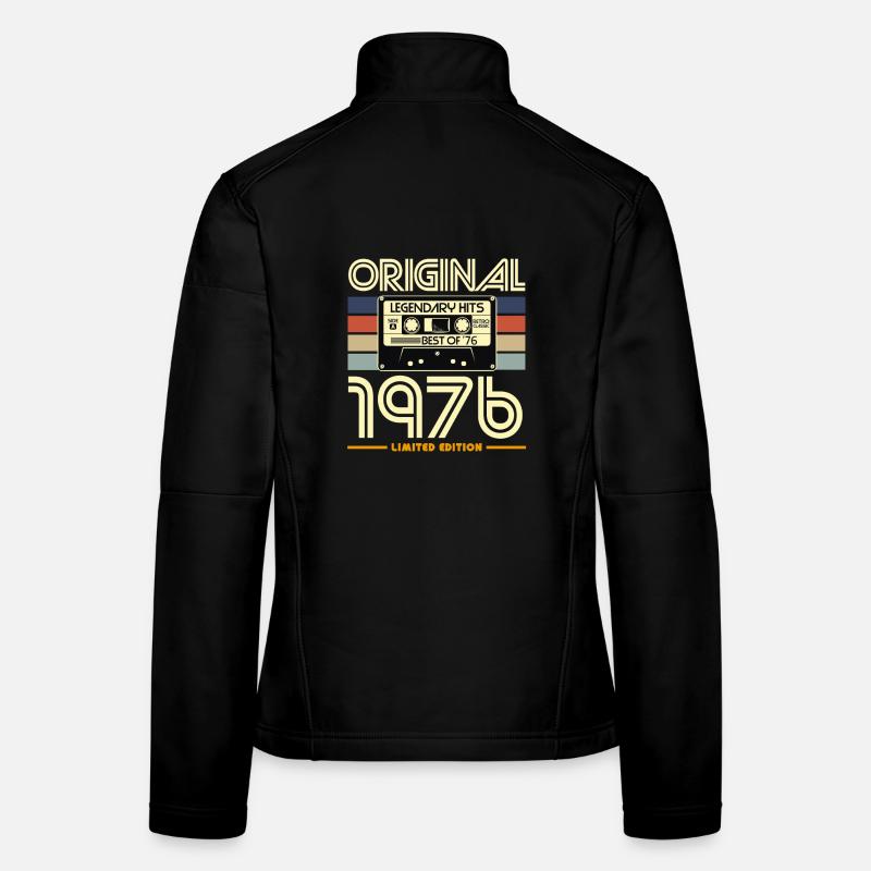 Cassette Vintage 1976 Original Veste en tissu softshell Femme