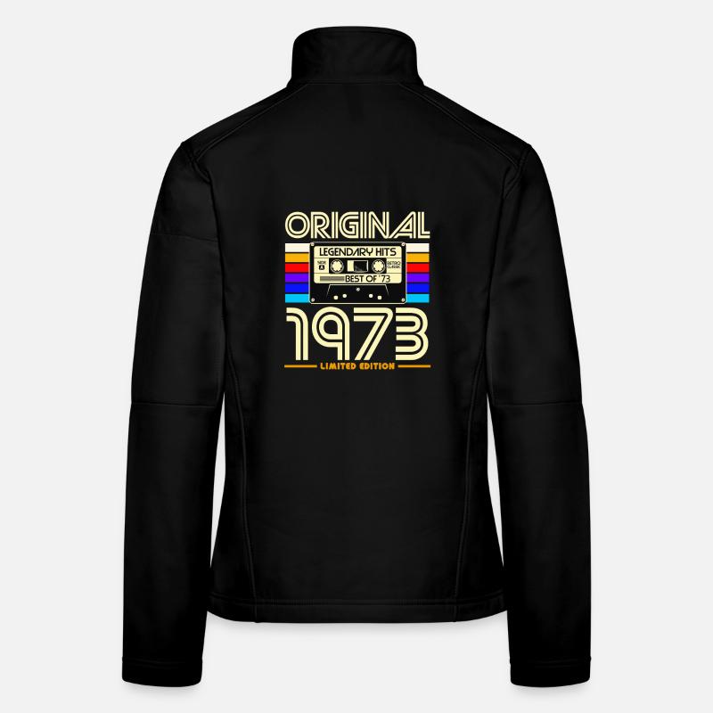 Originale Retro-Kassette von 1973 Frauen Softshelljacke