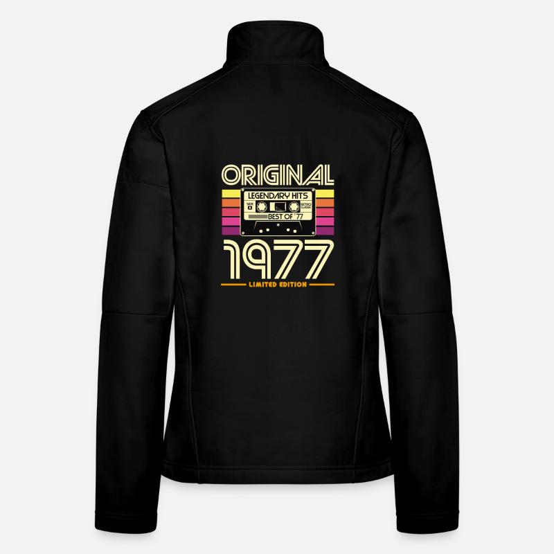 Originale Retro-Kassette von 1977 Frauen Softshelljacke