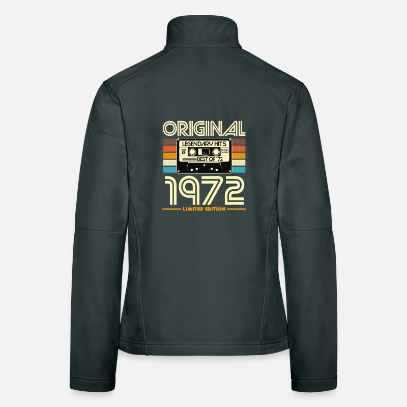 Original 1972 Cassette Rétro Édition Limitée Veste en tissu softshell Femme