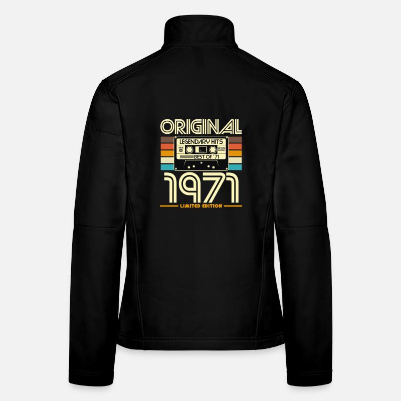 Originale limitierte Retro-Kassette von 1971 Frauen Softshelljacke