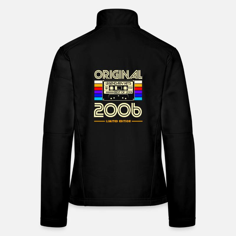 Original 2006 Retro Cassette Veste en tissu softshell Femme