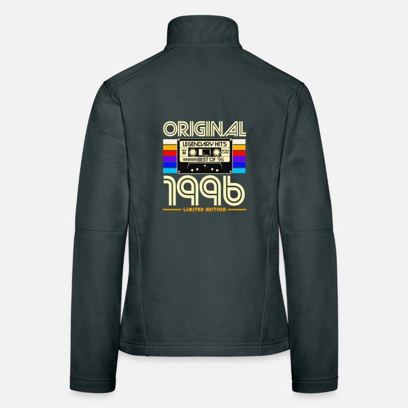 Original 1996 Cassette Retro Veste en tissu softshell Femme