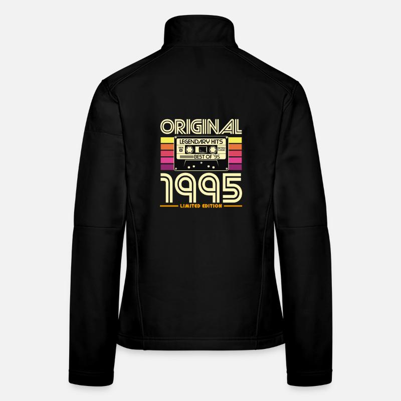 Original 1995 Vintage Cassette Tee Veste en tissu softshell Femme