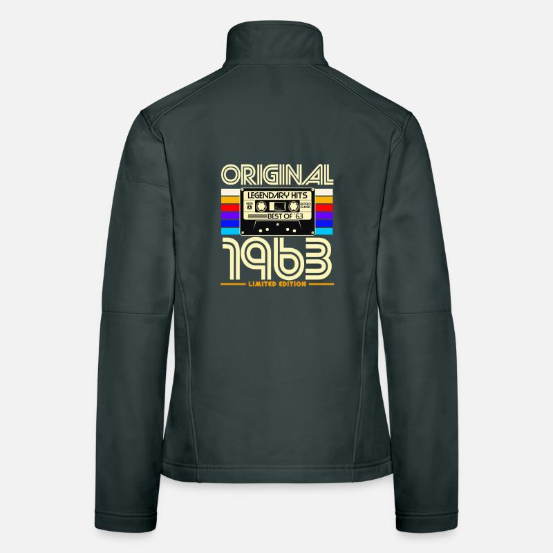 Original 1963 Retro Cassette Tape Limited Edition Women's Softshell Jacket