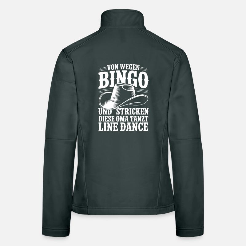 Oma Line Dance Frauen Softshelljacke