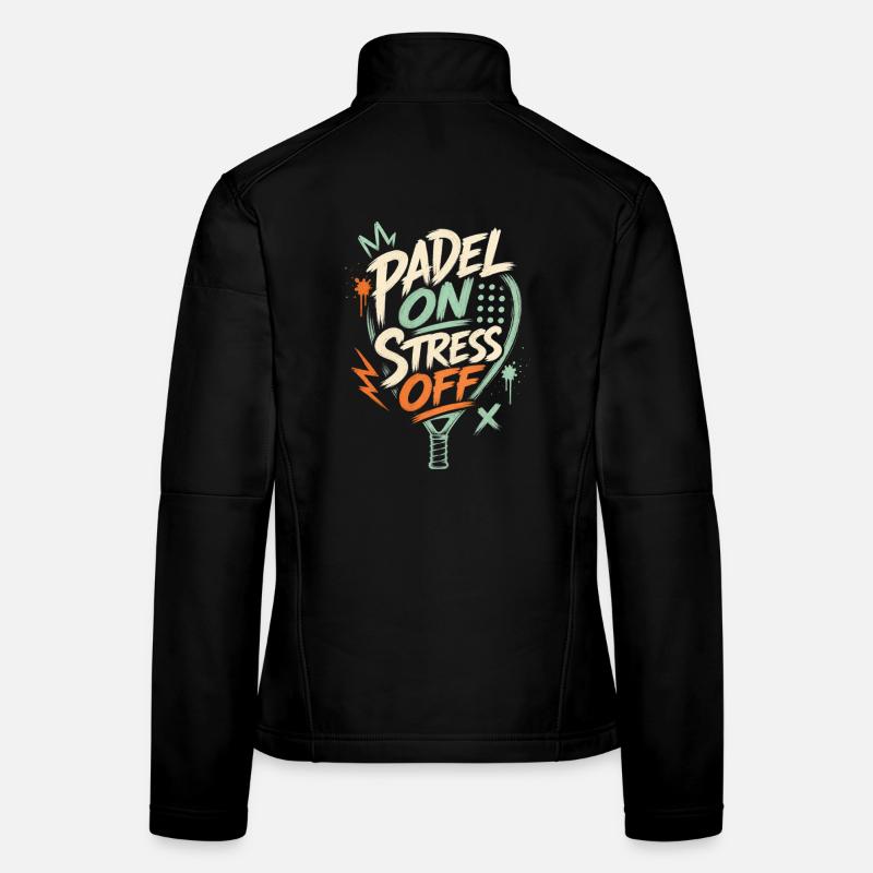Padel Stress weg Outfit Frauen Softshelljacke