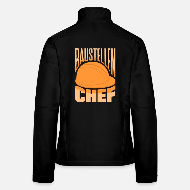 Baustellen Chef Bauleiter Handwerker Hausbau Frauen Softshelljacke