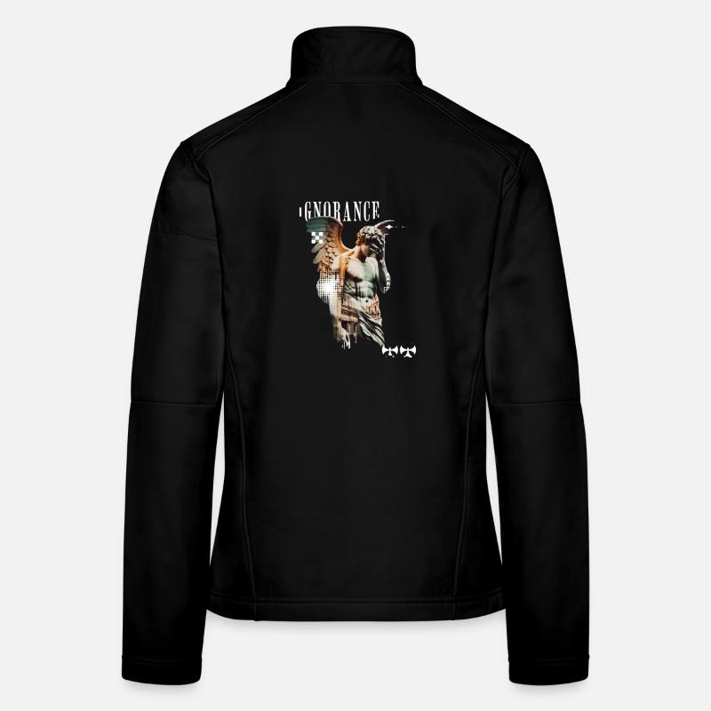 Ignorance Statues Collage Women's Softshell Jacket