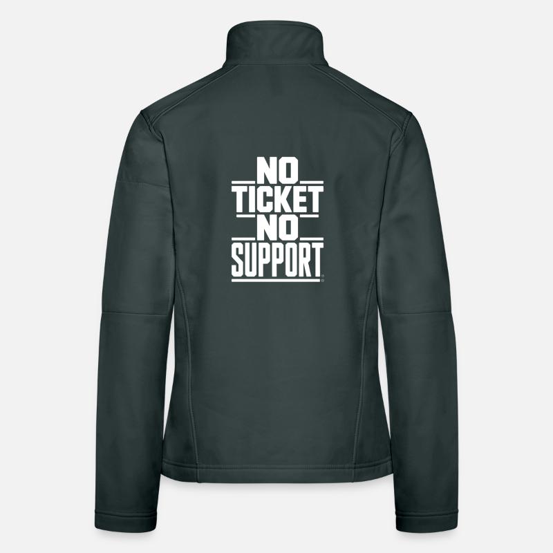 No Ticket No Support Informatiker IT Administrator Frauen Softshelljacke