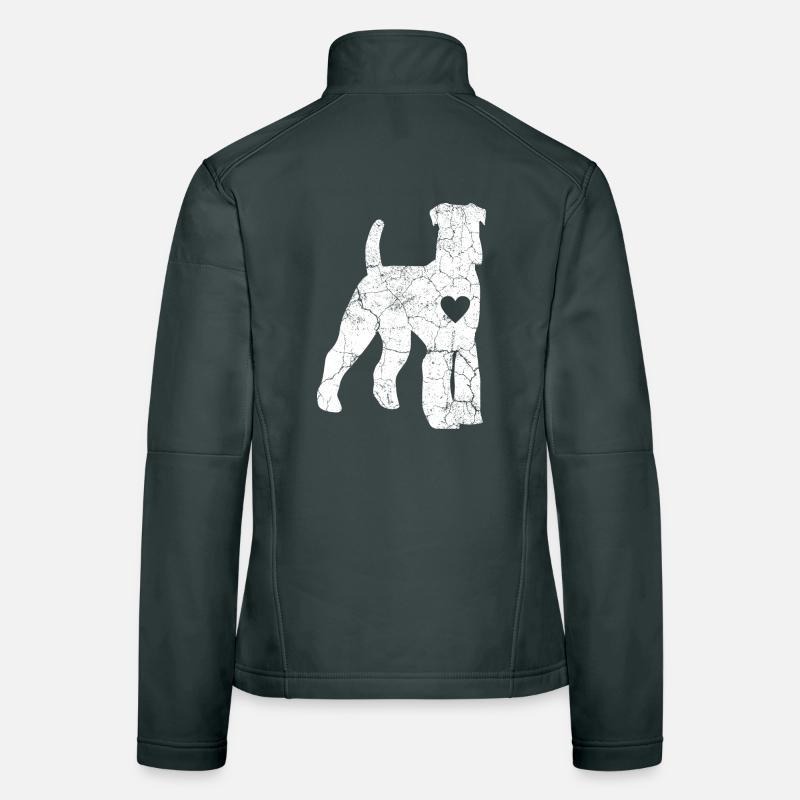 Chien Schnauzer Veste en tissu softshell Femme