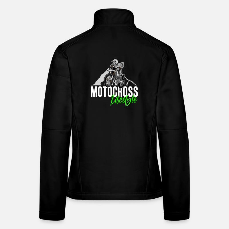Motocross Lifestyle Frauen Softshelljacke